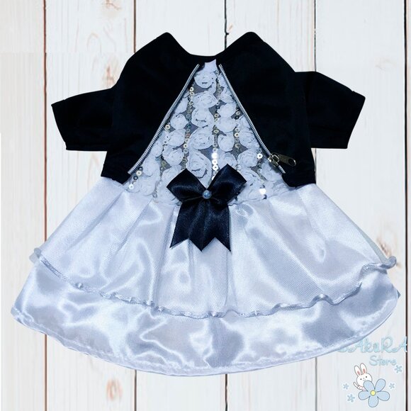 🎃👻 TIFFANY CHUCKY HALLOWEEN CUTE DOG PET CLOTHES TUTU WEDDING DRESS 👻🎃 - Picture 1 of 10